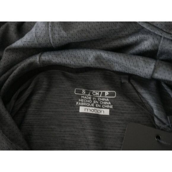 MOTION Men's  Gray Athletic Pullover Hoodie Lightweight Long Sleeve Activewear S - Picture 7 of 7